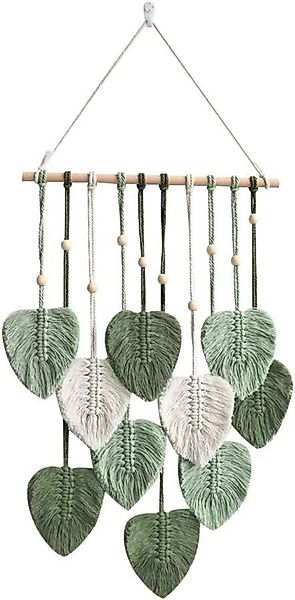 Kaket Hängedekoration Blatt Makramee Wandbehang, Boho günstig online kaufen