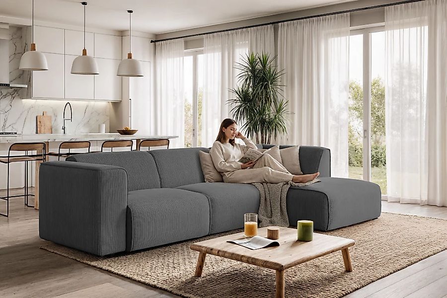 OTTO home Ecksofa "Merid L-Form, B: 295 cm - OTTO. Verlässliche Qualität." günstig online kaufen