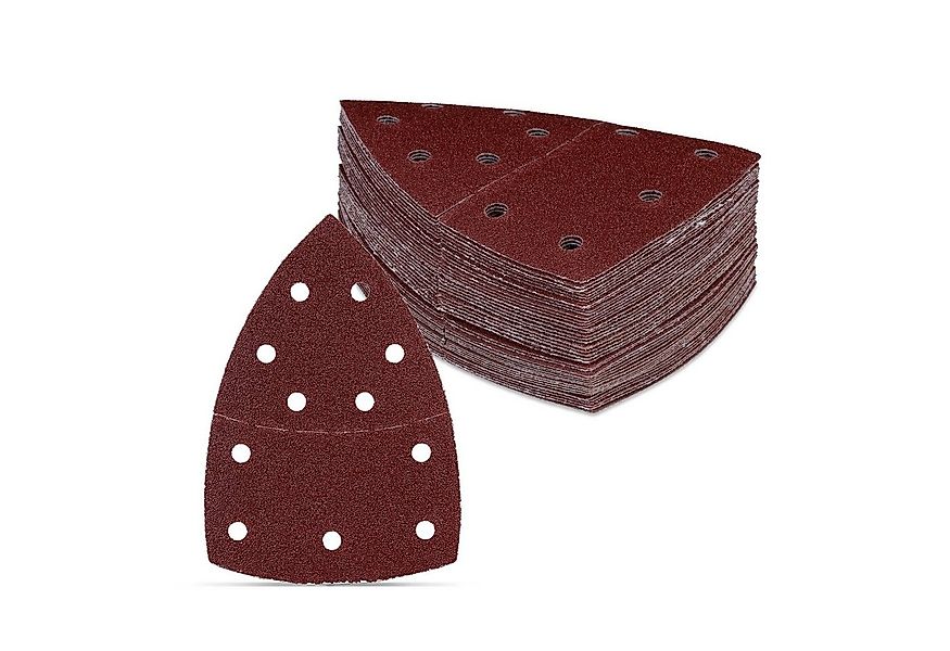 relaxdays Schleifdreieck Schleifpapier Multischleifer 50er Set günstig online kaufen