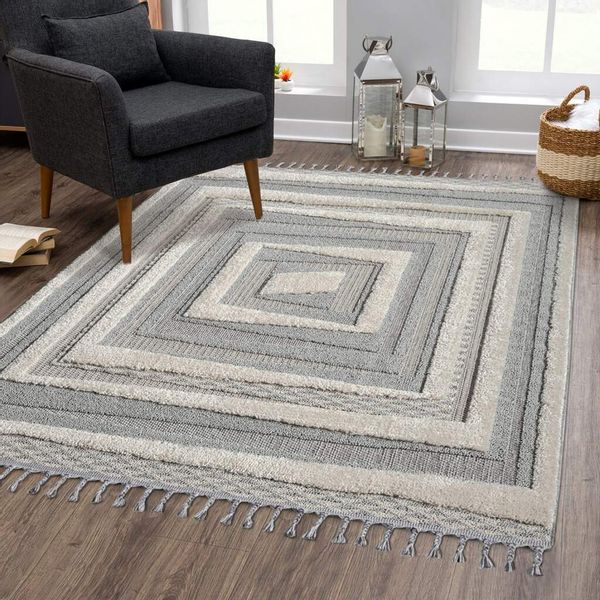 Carpet City Hochflor-Teppich "VALENCIA 940" rechteckig 20 mm Höhe Läufer, B günstig online kaufen