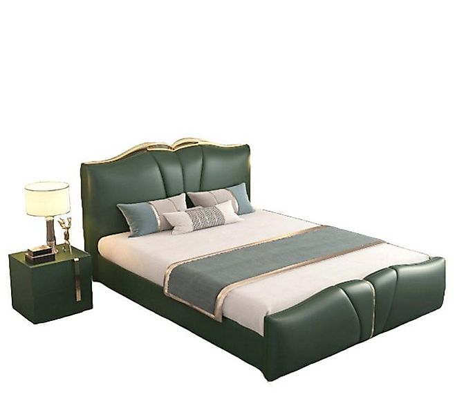 JVmoebel Bett Schlafzimmer Betten Textil Leder Hotel Polster Sitz Metall Gr günstig online kaufen