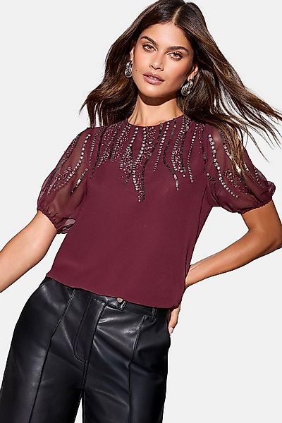 LIPSY T-Shirt Lipsy T-Shirt mit Puffärmeln, Regular (1-tlg) günstig online kaufen