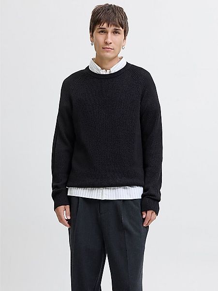 Jack & Jones Rundhalspullover JJPANNEL KNIT CREW NECK AW25 günstig online kaufen