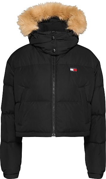 Tommy Jeans Steppjacke "TJW CRP ALASKA FAUX FUR HOOD", mit Kapuze, mit Fell günstig online kaufen