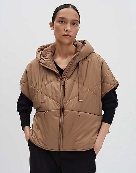 someday Steppweste Venkara weite Passform, Stehkragen und Kapuze, Tunnelzug günstig online kaufen