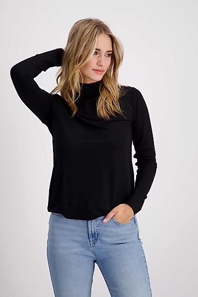 Monari Stehkragenpullover schwarz günstig online kaufen