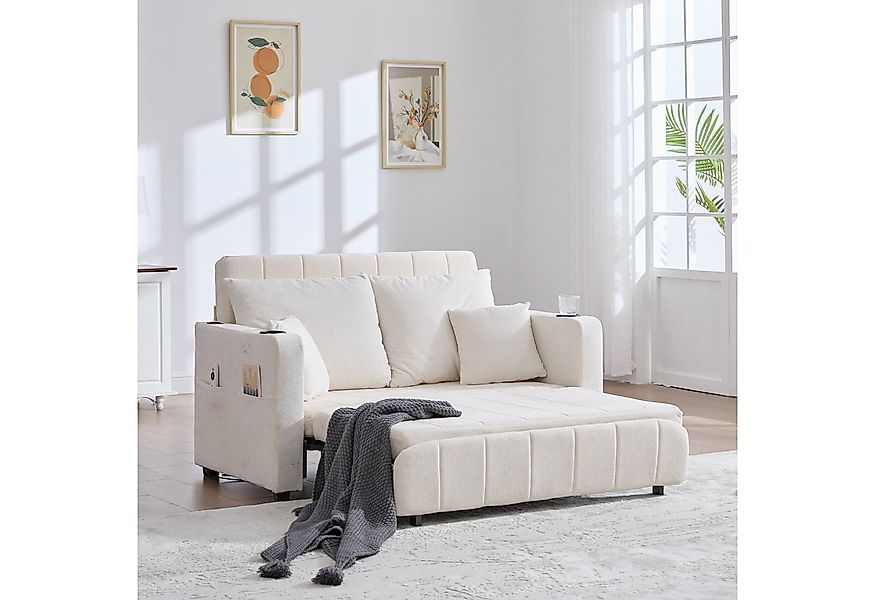 MODFU Sofa Klappsofa mit USB-Ladefunktion und Aufbewahrungstasche, Schlafso günstig online kaufen
