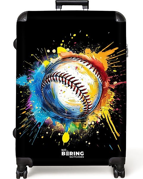 NoBoringSuitcases.com© Hartschalen-Trolley Baseball mit Graffiti 77 günstig online kaufen