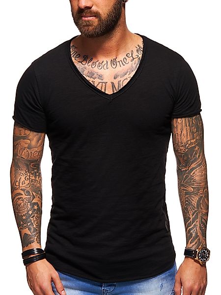 behype T-Shirt für Herren mit V-Ausschnitt günstig online kaufen