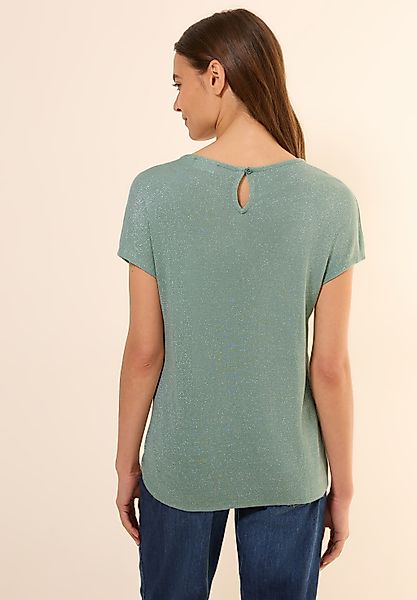 Cecil Print-Shirt mit Schlitz im Nacken günstig online kaufen