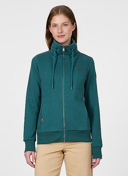 Ragwear Sweatjacke RONETTE A Baumwollmischung mit Marken-Stickerei günstig online kaufen