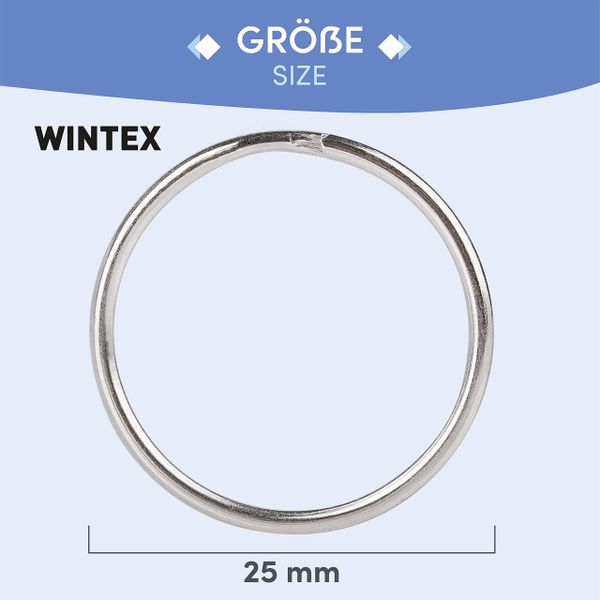 WINTEX Schlüsselanhänger 25mm Schlüsselringe 100 Stück günstig online kaufen