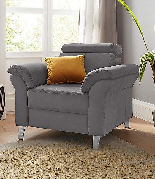 sit&more Sessel "Arngast", inklusive Federkern und Kopfteilverstellung günstig online kaufen
