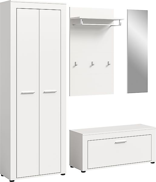 INOSIGN Garderoben-Set Aosta, (Set, 4-St), Aosta, günstig online kaufen