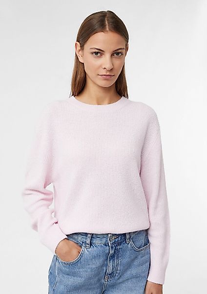 comma Longpullover Strickpullover Strickpullover aus Wollmix günstig online kaufen