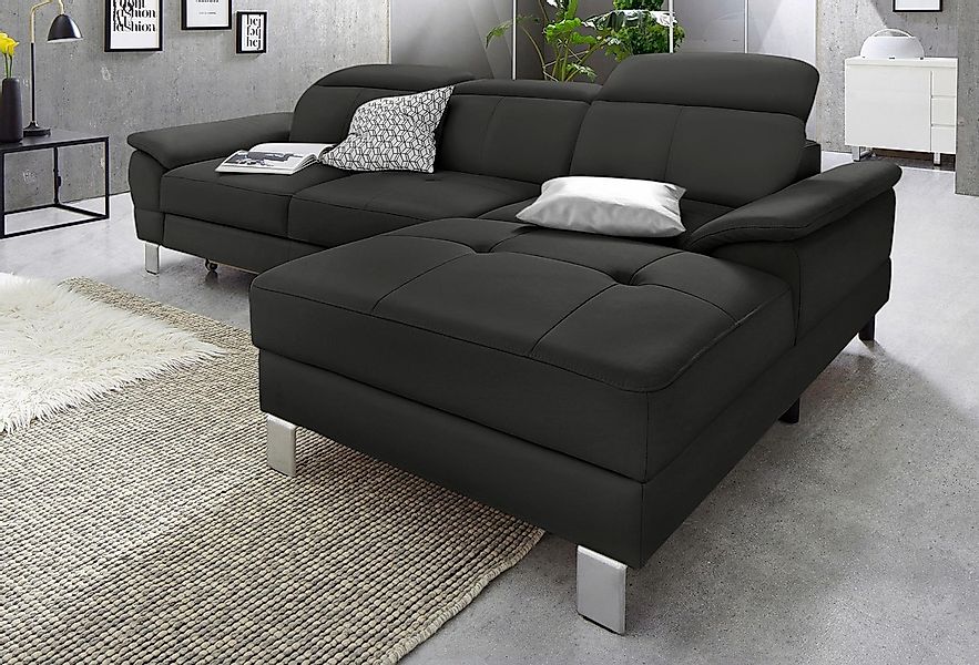 exxpo - sofa fashion Ecksofa »Mantua 2, inkl. Kopf- bzw. Rückenverstellung, günstig online kaufen