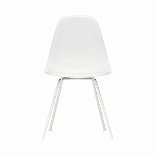 Stuhl DSX - Eames Plastic Side Chair plastikmaterial weiß / (1950) - Beine günstig online kaufen