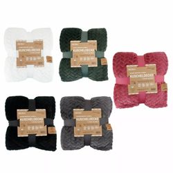 Wohndecke Jacquard Wohndecke » Kuscheldecke 150x200cm, günstig online kaufen