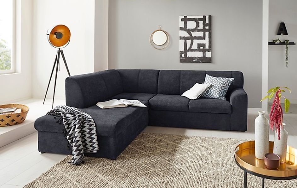 DOMO collection Ecksofa »Topper zeitlos elegant, kompakte Stellmaße, OTTOs günstig online kaufen