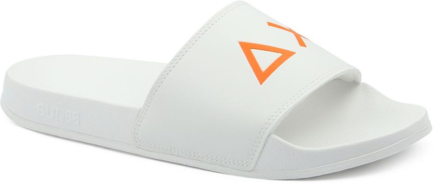Sun68 Badesandalen Logo Bianco Weiß - Größe 42 günstig online kaufen
