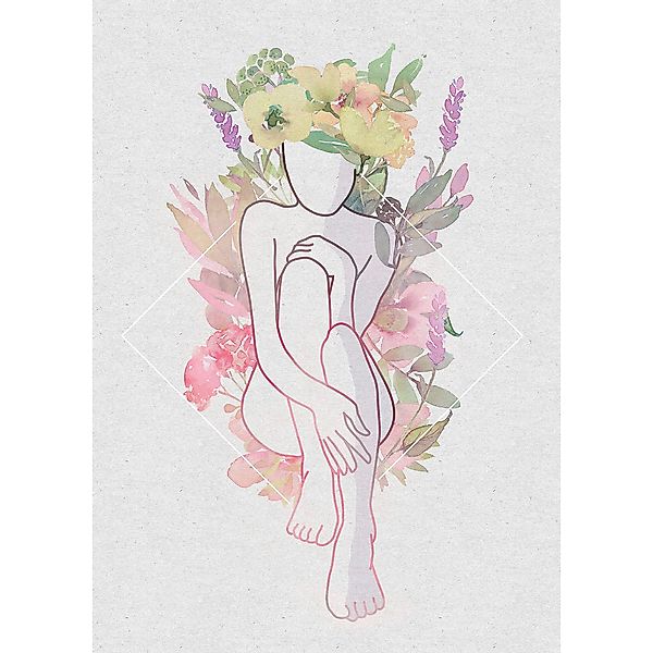 Komar Poster Bella Vita Blüten B/L: ca. 50x70 cm günstig online kaufen