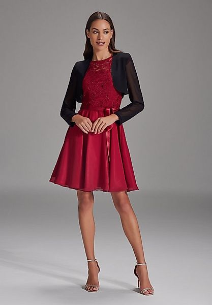 SWING Boleroblazer - Bolero aus Chiffon Figurbetonter Schnitt günstig online kaufen