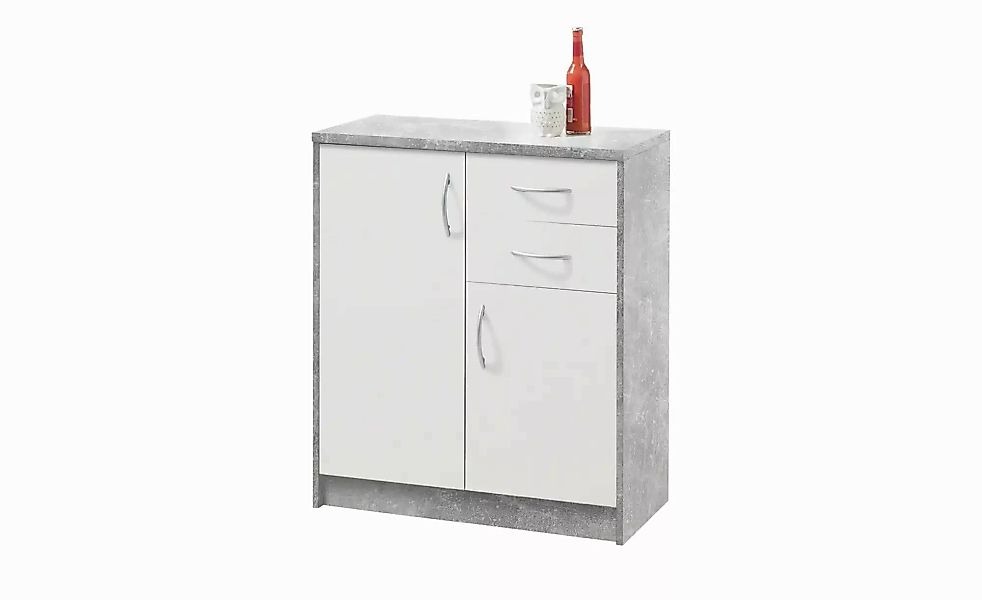 Kommode  Oppeano ¦ grau ¦ Maße (cm): B: 74 H: 86 T: 35 Kommoden & Sideboard günstig online kaufen