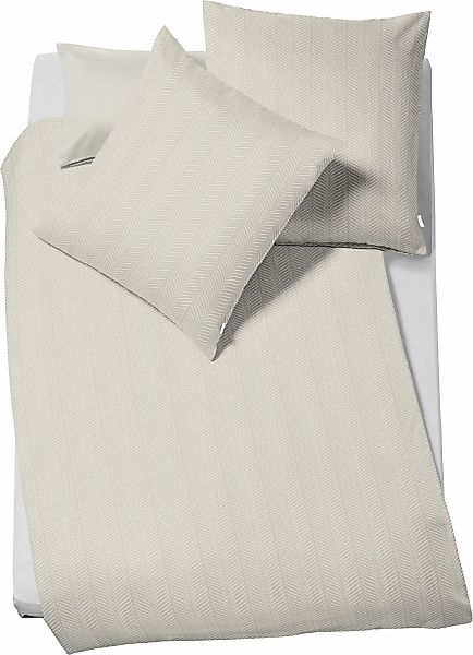fleuresse Bettwäsche "Jade" 3 Stk. tlg. mit dezentem Muster günstig online kaufen