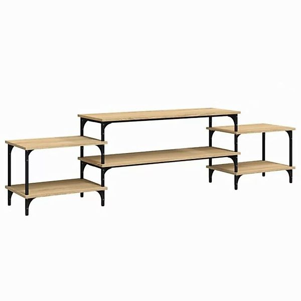 furnicato TV-Schrank Sonoma-Eiche 197x35x52 cm Holzwerkstoff (1-St) günstig online kaufen