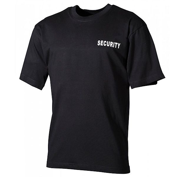MFH T-Shirt T-Shirt, schwarz, Security, bedruckt - 5XL (1-tlg) bedruckt günstig online kaufen