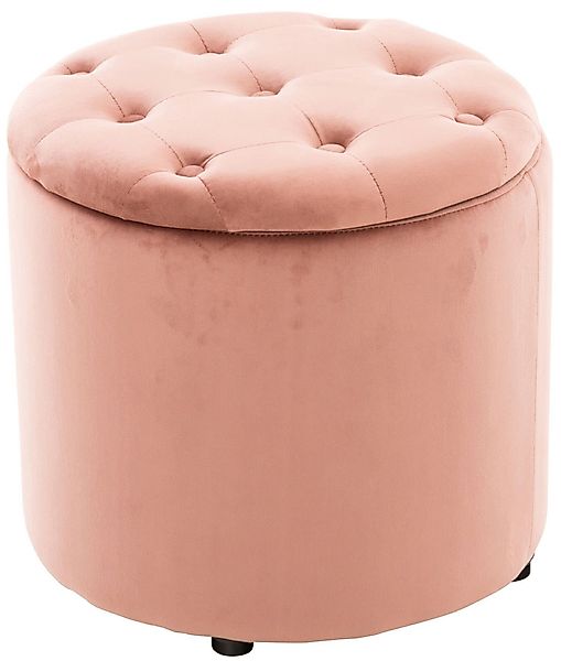 TPFLiving Sitzhocker Paris - Stylischer Samthocker günstig online kaufen