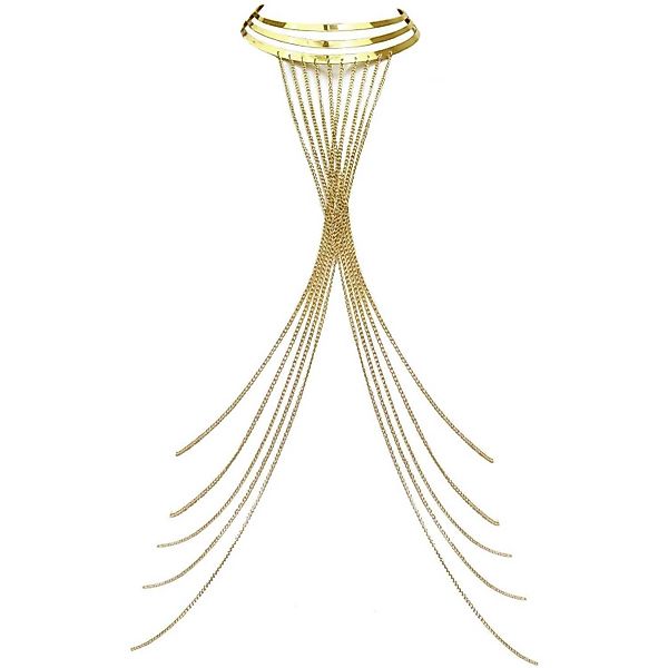 Escora Lange Kette Bodykette mit Halsspange günstig online kaufen