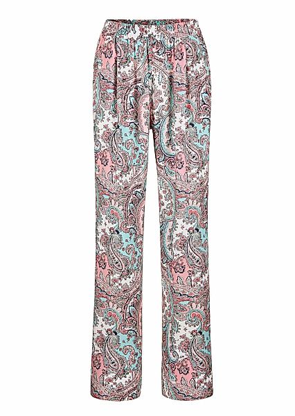 GOLDNER Stoffhose "Lange Viskose Schlupfhose mit Paisley-Print und weitem B günstig online kaufen