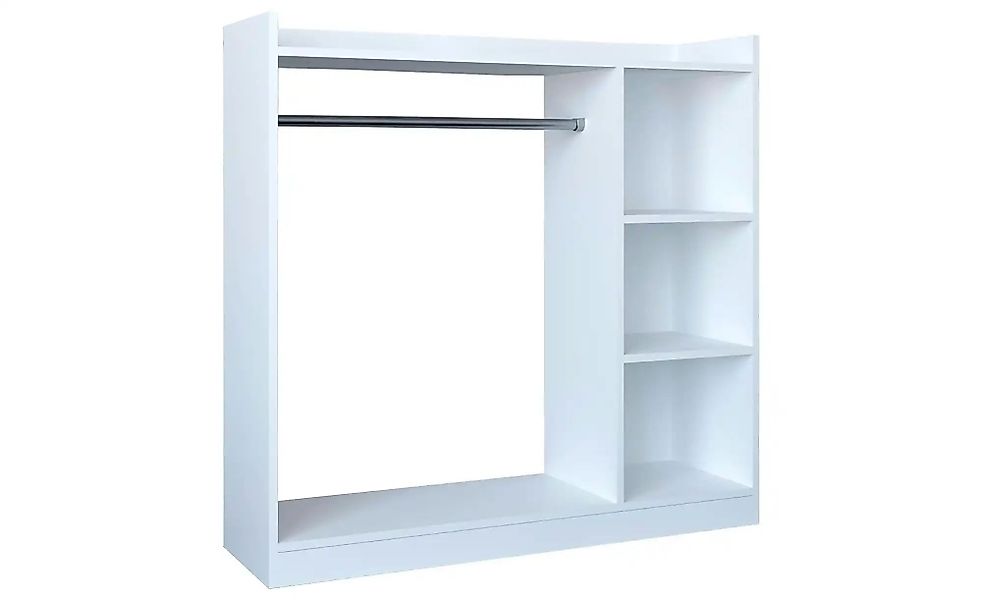 Kompaktgarderobe  Palosa ¦ weiß ¦ Maße (cm): B: 124 H: 120 T: 35.0 Garderob günstig online kaufen