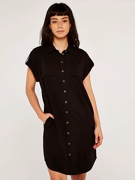 Apricot Minikleid Sleeveless Utility Shirt Dress, (1-tlg) mit aufgesetzten günstig online kaufen