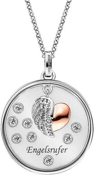 Engelsrufer Kette mit Anhänger Glaslinse Herzflügel, Made in Germany - mit günstig online kaufen