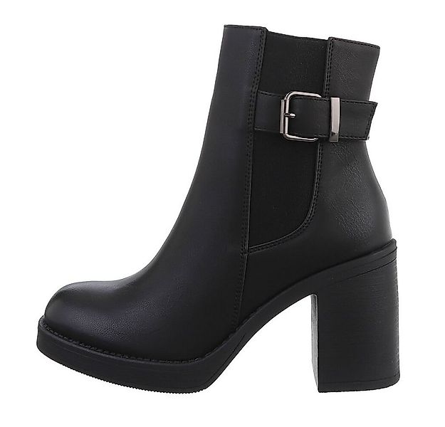 Ital-Design Damen Freizeit High-Heel-Stiefelette (81775149) Blockabsatz Hig günstig online kaufen