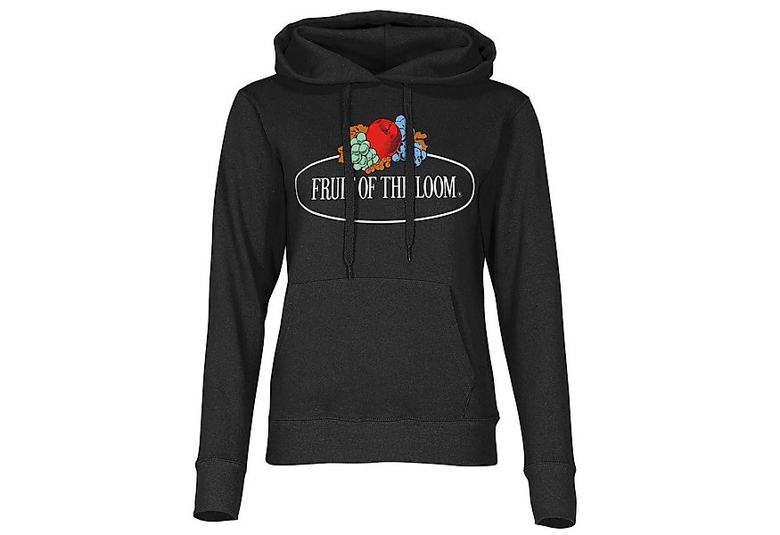 Fruit of the Loom Kapuzensweatshirt Damen Kapuzenpullover mit Vintage-Logo günstig online kaufen