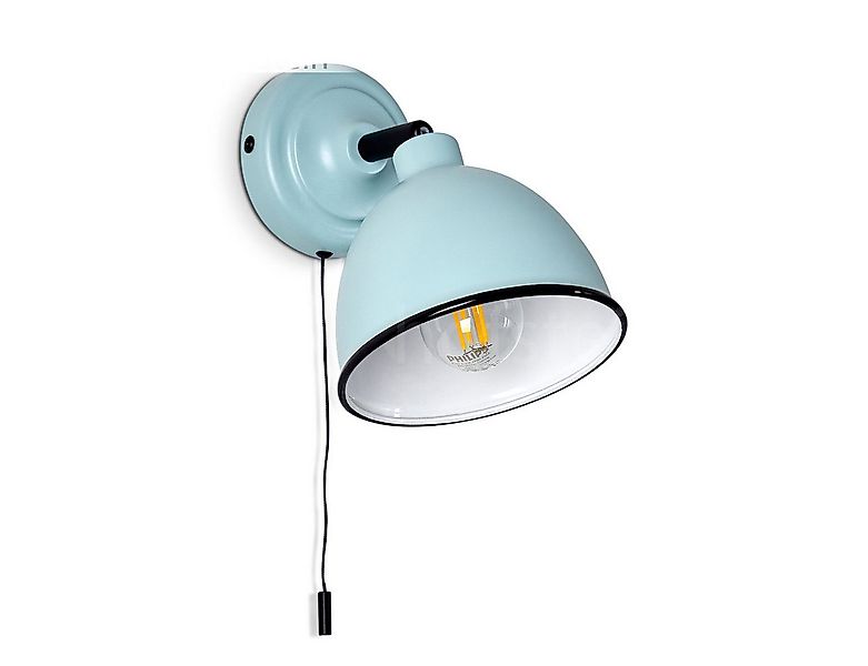 hofstein Wandleuchte »Scerne« verstellbare Wandlampe aus Metall in Türkis/W günstig online kaufen