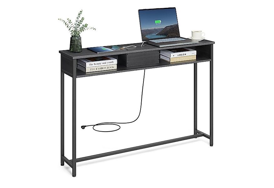 VASAGLE Konsolentisch, Beistelltisch mit 2 Fächern, schmal günstig online kaufen