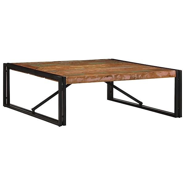 vidaXL Couchtisch Mehrfarbig 100x100x35 cm Altholz Massivholz 4016668 günstig online kaufen
