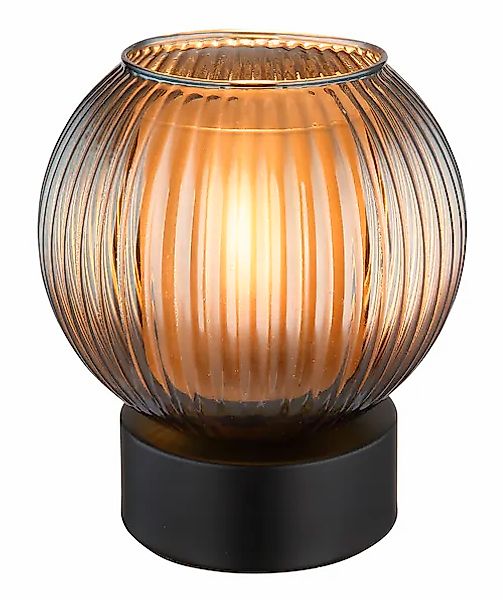GLOBO LIGHTING Tischleuchte »ZUMBA« E27 1 Stk. Tischlampe Glaskugel petrol günstig online kaufen