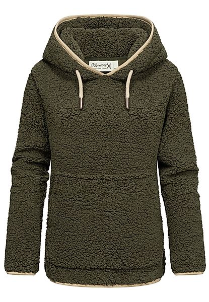 REPUBLIX Kapuzenpullover CAROL Damen Teddy Sweatjacke günstig online kaufen