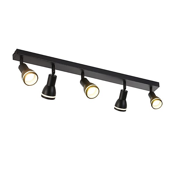 Nettlife Deckenstrahler 2/3/4/5/6 Flammig Schwarz DeckenSpots günstig online kaufen