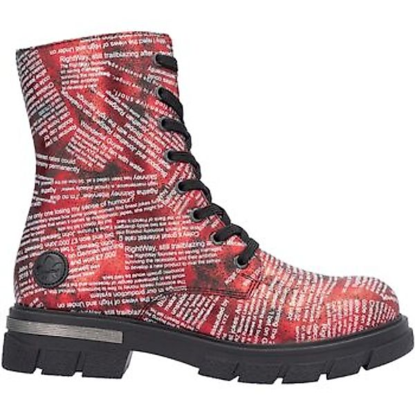 Rieker Stiefelette Lederimitat Schnürstiefelette günstig online kaufen