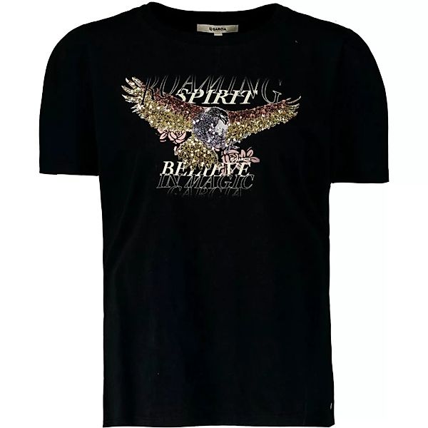 Garcia Kurzärmeliges T-shirt M Black günstig online kaufen