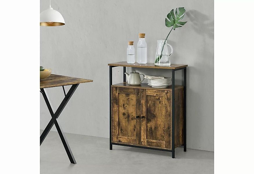 en.casa Beistellschrank Aremark mit Schrankfächer Nachttisch mit Ablage Kom günstig online kaufen