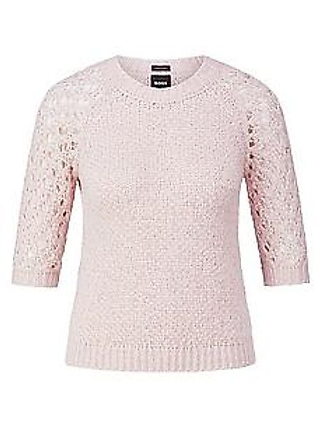 Rundhals-Pullover Fanuka BOSS rosé günstig online kaufen