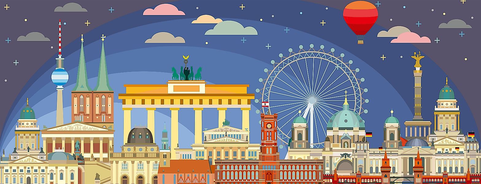 Ravensburger Puzzle Panorama, Nachts in Berlin, günstig online kaufen
