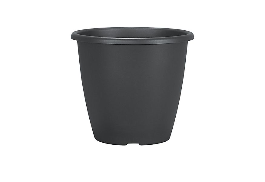 Geli Blumentopf Geli Pflanztopf Nevada Anthrazit Ø 20 cm – Robuster Kunstst günstig online kaufen
